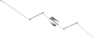 BRILONER LED-Deckenleuchte 3501018 Alu-chrom, 24W, 2800lm, 3000K
