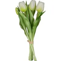 Kunsttulpe Tulpenbund, Creativ green, Höhe 32 cm, aus 6 Einzelstielen