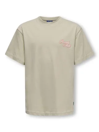 KIDS ONLY - OSJMALIK VACA LIFE RLX SS TEE JRS Silver Lining - Gr. - 140