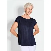 GOLDNER T-Shirt Kurzarm-Oberteil mit U-Boot-Ausschnitt