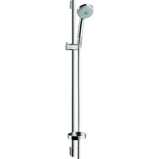 hansgrohe Brauseset Croma 100 Multi 3jet 27774000 chrom, mit 90 cm Brausestange Unica C