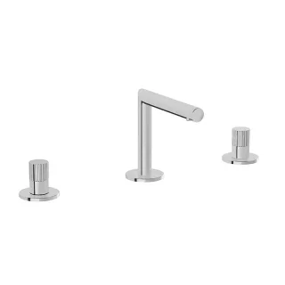 VitrA Origin Zweigriff-Waschtischarmatur 3-Loch-Montage Chrom,A42583 A42583
