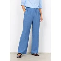 soyaconcept Schlupfhose SC-CHARISSA 3-C aus Polyester, langer Schnitt, elastischer Bund, pflegeleicht