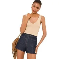 LIPSY Jeansshorts Lipsy Jeansshorts mit aufgesetzter Tasche (1-tlg)