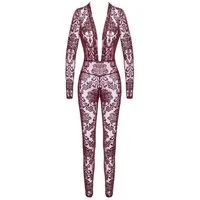 Noir Handmade Bodystocking Overall in rot - L