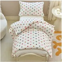KEAYOO Kinderbettwäsche Muslin Bettwäsche Baumwolle Double Gauze, 2 teilig, Double Gauze Bettwäsche mit Elefantenmotiven für Kinder