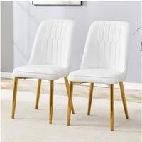 ANYSUN Esszimmerstuhl Esszimmerstuhl 2er-Set Küchenstuhl,mit verbreiterter Sitzfläche (ausgestattet mit Rückenlehne und rutschfesten Metallfüßen), geeignet für Esszimmer und Küche.Bürostuhl, Polsterstuhl,Besucherstuhl