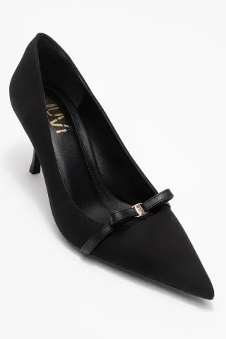 Annie Schleife Spitzer Zehenbereich Pumps