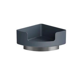 Hewi 802 LifeSystem Eckablage 802.03B22092 Seitenlänge 210mm, mit Wandhalter, matt, anthrazitgrau