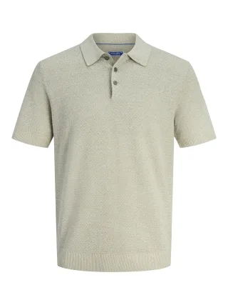 JACK&JONES - JPRBLURILEY KNIT POLO SS SN - Gr. - XL