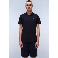 Napapijri Poloshirt EALIS SS SUM mit Polokragen, Kurzarm-Design, aus Baumwolle, hüftlange Schnittform