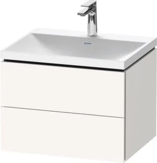 Duravit L-Cube c-shaped Set wandhängend Weiß Supermatt 600x480x480 mm - LC6950O84840000 LC6950O84840000