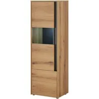 Home affaire Vitrine City/Giron, moderner Hochschrank, Glasvitrine zeitlos, modern, ausreichend Stauraum, vielseitig einsetzbar