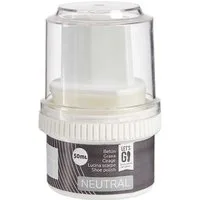 Arte Regal SCHUHCREME 50ml mit Schwamm Schuhpolitur Schuhpflege (Neutral - 69) Schuhcreme, Schuhpflegecreme Schuhputz Schuh Politur Creme