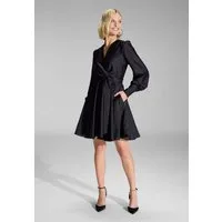 SWING Cocktailkleid Taillierter Schnitt mit ausgestelltem Rockteil