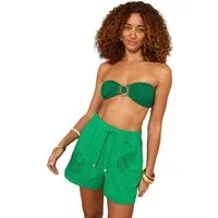 Love & Roses Strandshorts Love & Roses Strandshorts mit Cutwork, Muscheln (1-tlg)