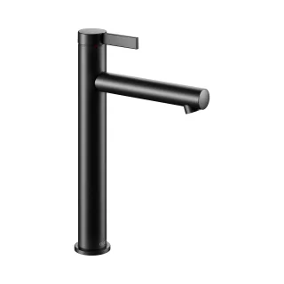Keuco IXMO Pure Black Selection Einhebel-Waschtischmischer 210, ohne Ablaufgarnitur, schwarz matt 59510371100