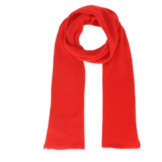 Halsüberkopf Accessoires - 180x30 Schal Uni leicht rot