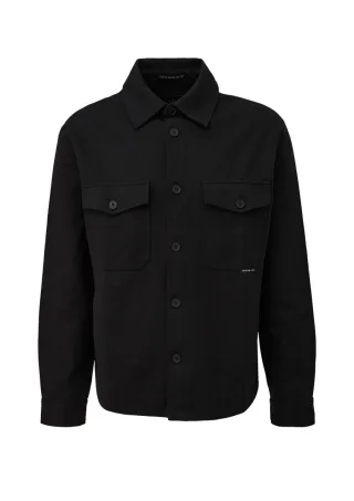 Q/S designed by - Overshirt mit Brusttaschen schwarz - Gr. - S