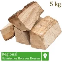 Flameup Kaminholz Brennholz Kaminholz Holz Eiche 5-500kg Ofen Kamin Kaminofen Grill 25cm, 5 kg