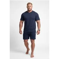 Men Plus Schlafanzug Schlafanzug Zweiteiler kurze Form Basic