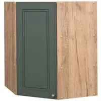 Vicco Eckhängeschrank Fame-Line, Grün-Gold Landhaus/Goldkraft Eiche, 57 cm (1-St., 1 Hängeschrank) Eckhängeschrank