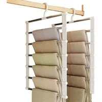 Zyronn Kleiderbügel Multifunktionale Kleiderbügel, faltbare Hosenbügel, (2-tlg), mehrlagige Aufbewahrungsbügel