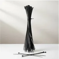 Mucola Kabelbinder Kabelbinder 100 Stück Länge 150 - 350 mm in Schwarz UV-beständig (Stück, Premium-Kabelbinder) verschiedene Größen, strapazierfähig