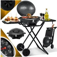 KESSER Elektro-Standgrill, elektrischer Elektrogrill 2in1 Tischgrill Standgrill Deckel