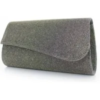 White Lady Clutch Julia zweifarbige Glitter-Clutch