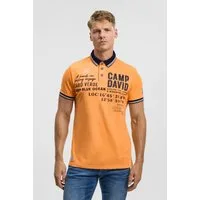 CAMP DAVID Poloshirt mit Seitenschlitze