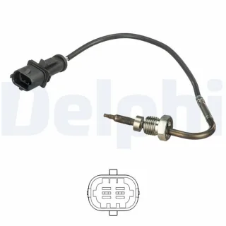 Delphi Abgastemperatursensor Fiat Doblo Grande Punto 1,3