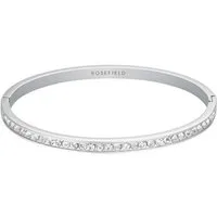 ROSEFIELD Armband ROSEFIELD Damenschmuck Starres Armband mit Kristallen Silberfarben