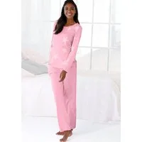 Arizona Pyjama (Set, 2 tlg) in melierter Optik mit Sternen