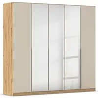 OTTO home Drehtürenschrank Kleiderschrank Schrank Garderobe AGORDO mit Dekor- oder Hochglanzfront (in zwei Griff-Farben, Breiten 91-405 cm) durchdachte Innenausstattung, in 8 Breiten und 2 Höhen MADE IN GERMANY