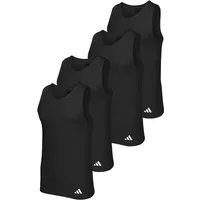 adidas Sportswear Unterhemd 4er Pack Active Flex Cotton Ergonomic (Spar-Set, 4-St) Unterhemd / Tanktop - Baumwolle - Atmungsaktiv