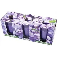 HS Candle Duftkerze (3-tlg), Kerze im Glas, 3er Pack "Klassische Düfte" mit je 12 Std. Brenndauer