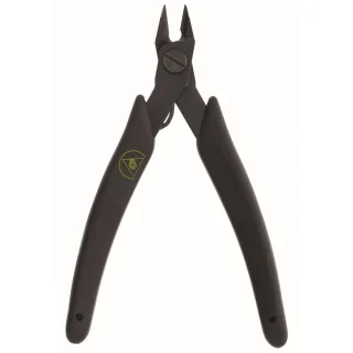 Xuron 9200AS Micro-Shear Seitenschneider spitzer Kopf mit ESD gerechten Griffen schwarz/schwarz