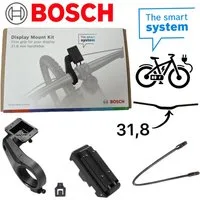BOSCH Fahrradkurbel Bosch Ebike Nachrüst-Kit 1-Arm Fahrrad Lenker Halter 31,8 mm