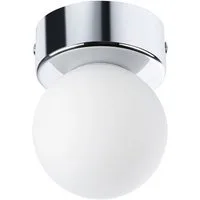 Paulmann Deckenleuchte Selection Bathroom Gove IP44 max. 1x20W Satin, Glas/Metall, ohne Leuchtmittel, G9