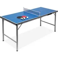 relaxdays Tischtennisplatte Klappbare Tischtennisplatte