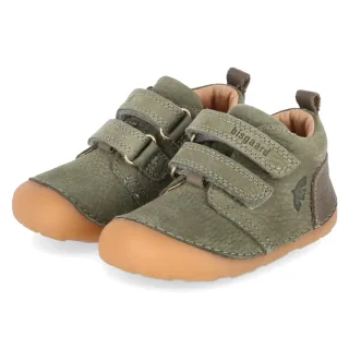 Bisgaard Barfußschuhe CARTER - Gr. 19 - Grün - Rauleder