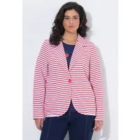 Ulla Popken Blusenblazer Jerseyblazer Rollkanten Reverskragen Langarm