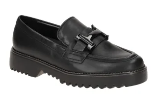 Gabor 72.452.57 Damen Slipper Halbschuhe Schwarz Lack Echtleder bequem mit Op...