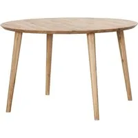 G+K Möbelvertriebs GmbH Esstisch TI-0076, Rund, Ø 120 cm, Wildeichenholz massiv
