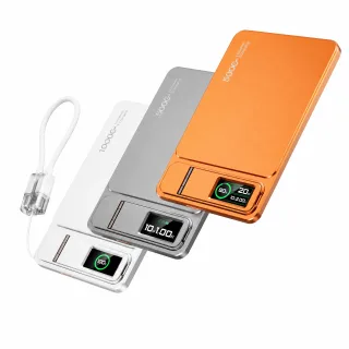 20W 5000/10000mAh Magnetic Wireless Power Bank with Smart AI2.0 Display External Battery Power Supply with 1 Input & 2 O