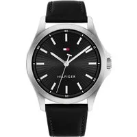 Tommy Hilfiger Quarzuhr BRUCE 1710668, Armbanduhr, Herrenuhr, Lederarmband, analog