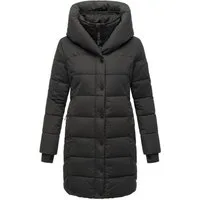 Navahoo Steppmantel Knutschilein Stylischer Damenmantel mit abnehmbarem Fleece-Kragen