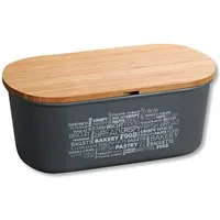 KESPER® Brotkasten Brotbox, Bambus, Kunststoff, (1-tlg), mit Deckel als Schneidbrett