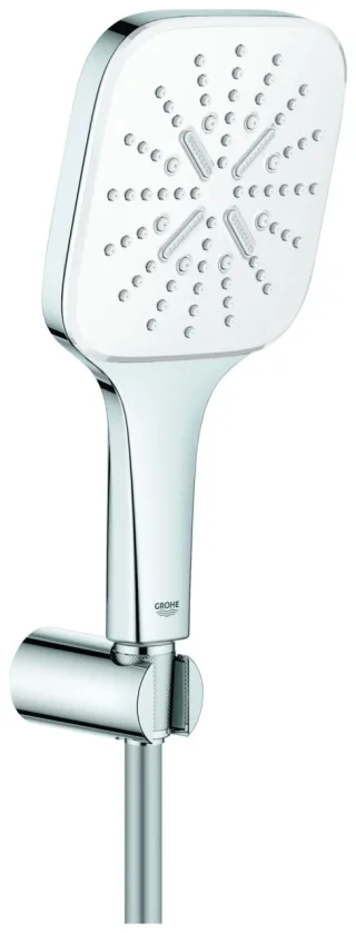GROHE Wandhalterset RSH 130 SmartActive Cube 26589 9,5l/ moon white/chrom, 26589LS0 26589LS0